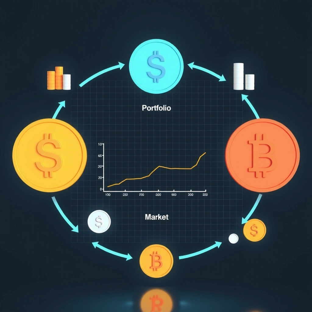 Educational financial concepts visualization